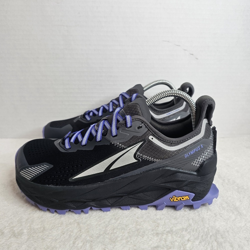 ALTRA Women's Olympus 5 Running Shoes, Black/Gray, Size 8.5 - GENTLY USED